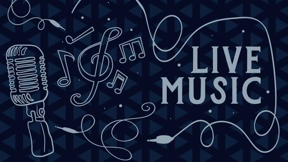 Saverina live music flyer