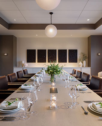 private dining space kimpton claret